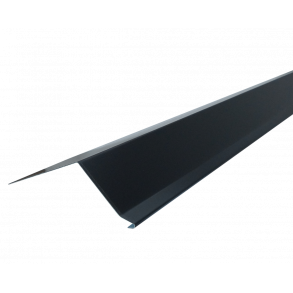 Tagfod 12 7a – uden asfalt (sort), 60 x 72 x 1000 mm.