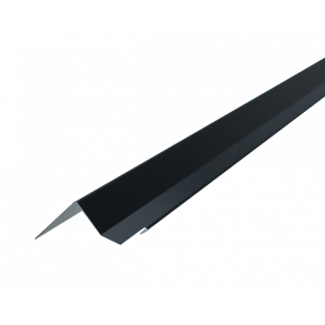 Skotrendefod 11 – h/v 2 hjrneafklip (sort), 40 x 50 x 1000 mm