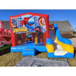 Hoppeborg med rutsjebane 6 m x 5 m, hjde 4,5 m