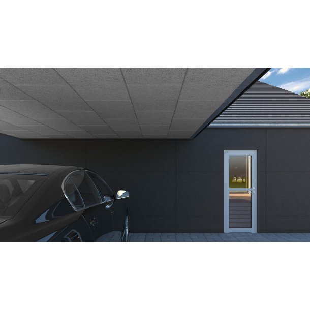 Fibrolith Trbeton loftsplader lys/fin, hvidmalet, K11, 600 x 1200 mm