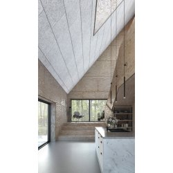 Fibrolith Trbeton loftsplader lys/superfin, hvidmalet, K5, 600 x 1200 mm