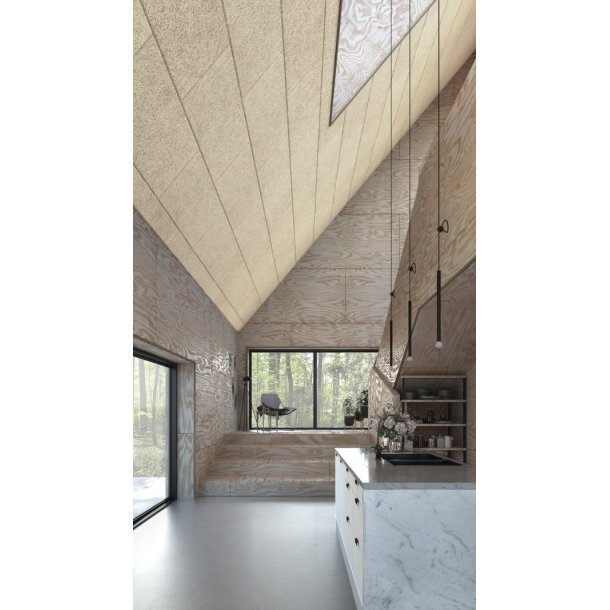 Fibrolith ID Tr�beton loftsplader (agro) lys/fin, kant K11 600&times;2400 mm