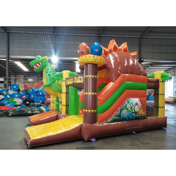 Dinosaur hoppeborg, 5,6m x 5m