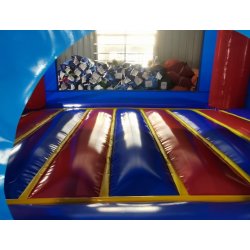 Lille lukket hoppeborg 2, med udskiftelig banner 4 m x 4 m