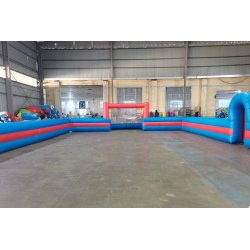 Oppustelig fodboldbane 2, 10m x 20m, med hje sider