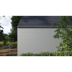 SCG SMARTWOOD Plank - Silver Grey, Teak struktur 3 stk./pkk., 8 x 200 x 2400 mm