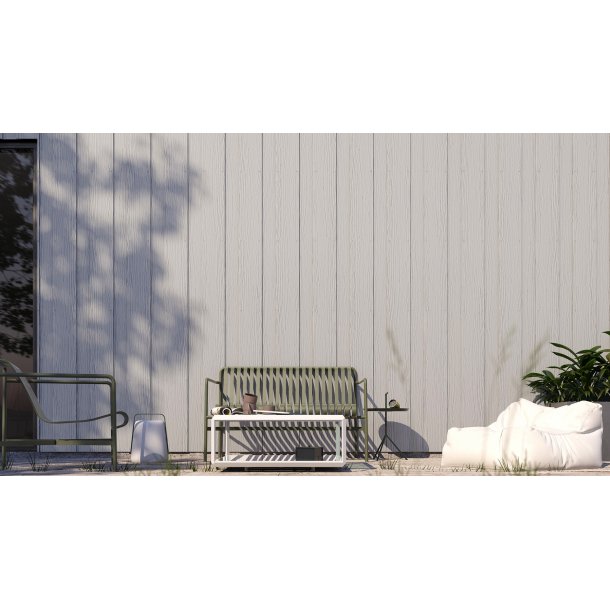 SCG SMARTWOOD Plank - Silver Grey, Teak struktur 3 stk./pkk., 8 x 200 x 2400 mm