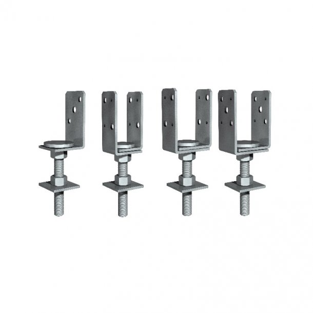 Bender uniflex stolpesko justerbar 4 tommer