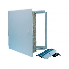 Brandinspektionslem EI 60 i stl. Dimension: 200 x 200 mm.