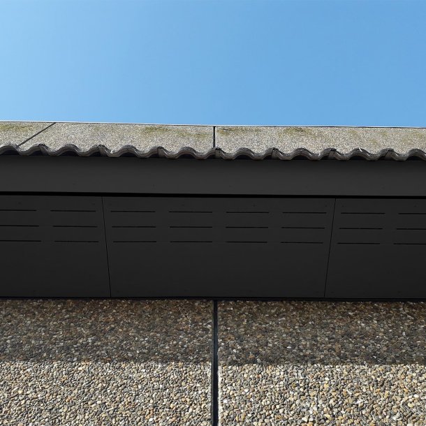 SCG udhngsplade m. net, glat, Sort, 4x600x1200 mm